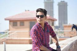 Hassan Abbas model in Karachi